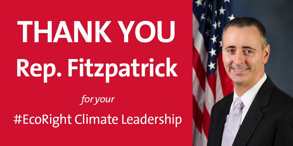 Thank you <a href="/RepBrianFitz/">Rep. Brian Fitzpatrick 🇺🇸</a> for introducing the MARKET CHOICE Act. I applaud your efforts to propose bipartisan legislation that addresses #climatechange with effective market-based solutions. #EcoRight tinyurl.com/y6x9hjqo