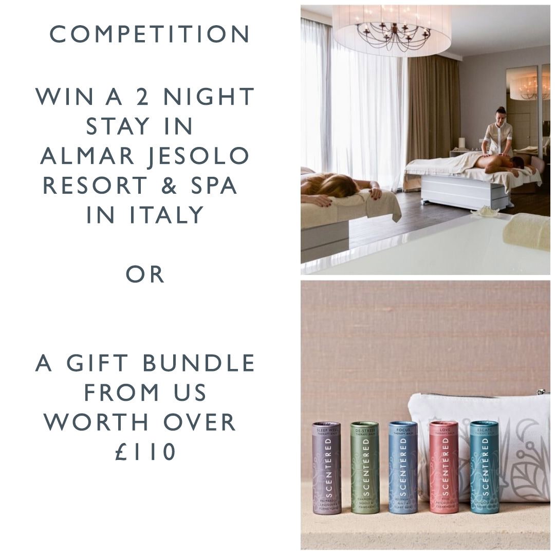 We've partnered with <a href="/WellbeingEscps/">Wellbeing Escapes</a> on #Instagram to bring you a chance to #win a Scentered gift bundle or a 2-night stay in @AlmarJesolo Resort and Spa!

Go here to learn more and enter: instagram.com/p/B3CRhzmDldN/

#wellbeingescapes #luxuryresort #scentered #aromatherapy