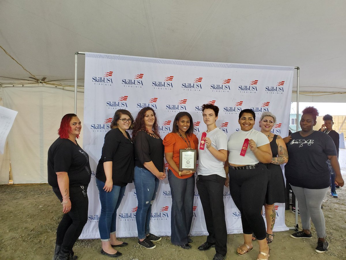 Shearious1's tweet photo. @PowhatanHS @JTibbsPCPS @PCPS_Supt  Cosmetology students do it again. They placed 3rd place and total fashion look and 2nd place and fantasy nails way to go cosmetology congratulations Mrs Boone on your 1st wins. I am so proud of all of you, you did an awesome job https://t.co/5OG4KpClel
