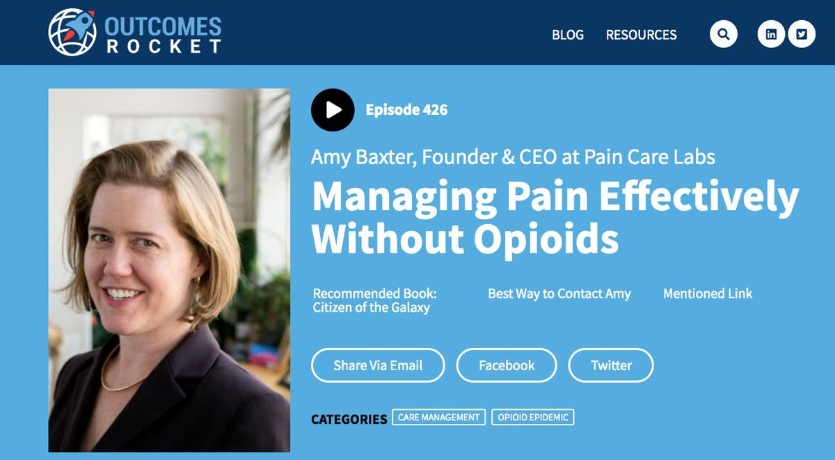 buzzyhelps's tweet photo. Need an interesting podcast? Dr. Baxter tackles "Managing Pain Effectively Without Opioids." Topics: grant-funding to study pain, multimodal pain approaches, mercurochrome out, oscillatory strain therapy in! #BuzzyHelps #WhatWorksForPain @OutcomesRocket https://t.co/HWqrVyyxPK https://t.co/m07XlNYuYF