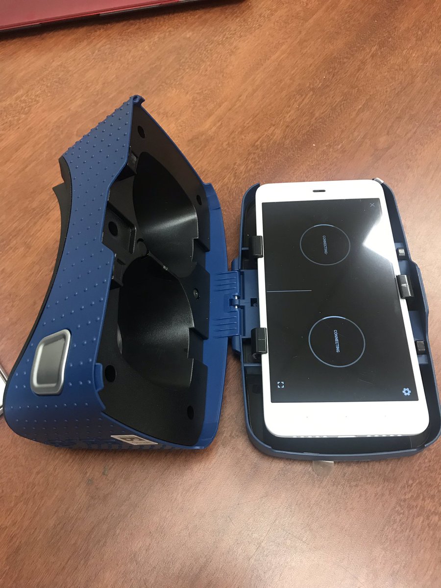 Schools using <a href="/GoogleForEdu/">Google for Education</a> Expeditions #VR goggles, how do you clean them between classes? #teacher #edtech #education #edutwitter