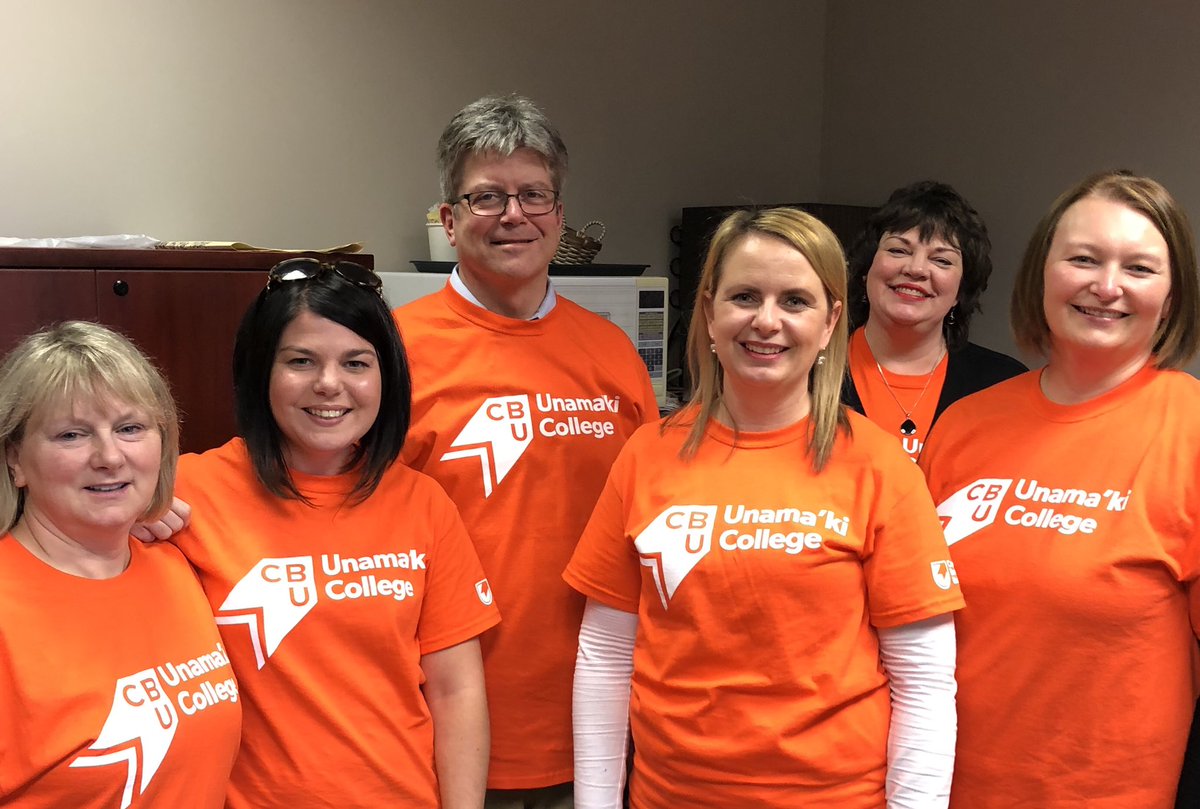 CBU’s Registrar’s Office participating  in Orange Shirt Day #EveryChildMatters #OrangeShirtDay2019 <a href="/cbuniversity/">CBU</a>