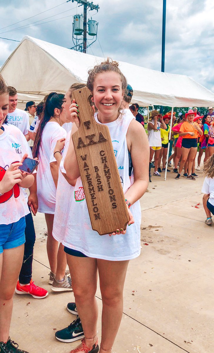 texastechadpi's tweet photo. You’re looking at this year’s Watermelon Bash Champs!😎We had a blast with @TTLCA yesterday!🍉🤩🎉 https://t.co/U4lJAxSqiZ