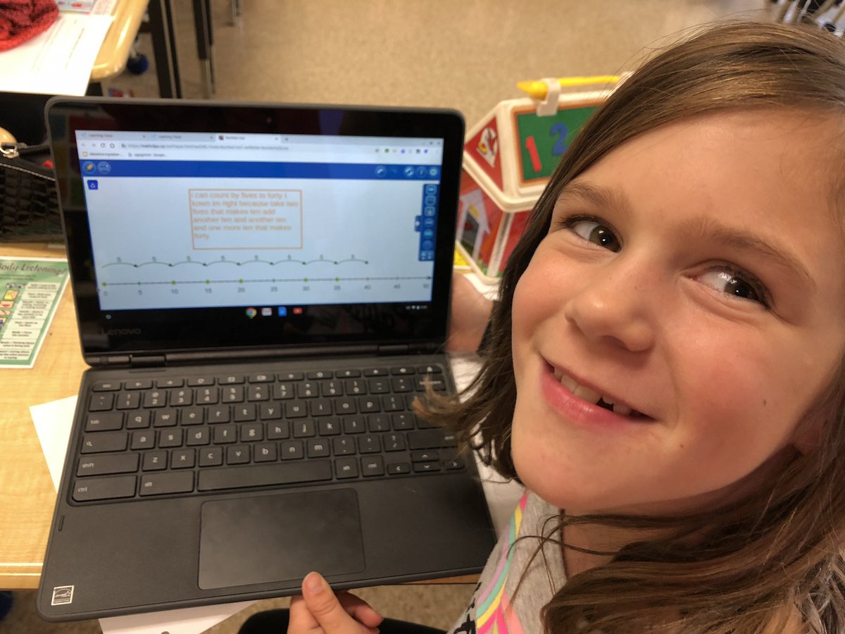 lesliejfoster's tweet photo. Our Grade 3s @CoronationPS are solving open math problems involving counting using the number line tool on @ONmathies. They are then inserting a screen capture of their work into #googleSlides #coronationlearners #DDSBInnovation #durhamDSB https://t.co/F2jP6GUfy4