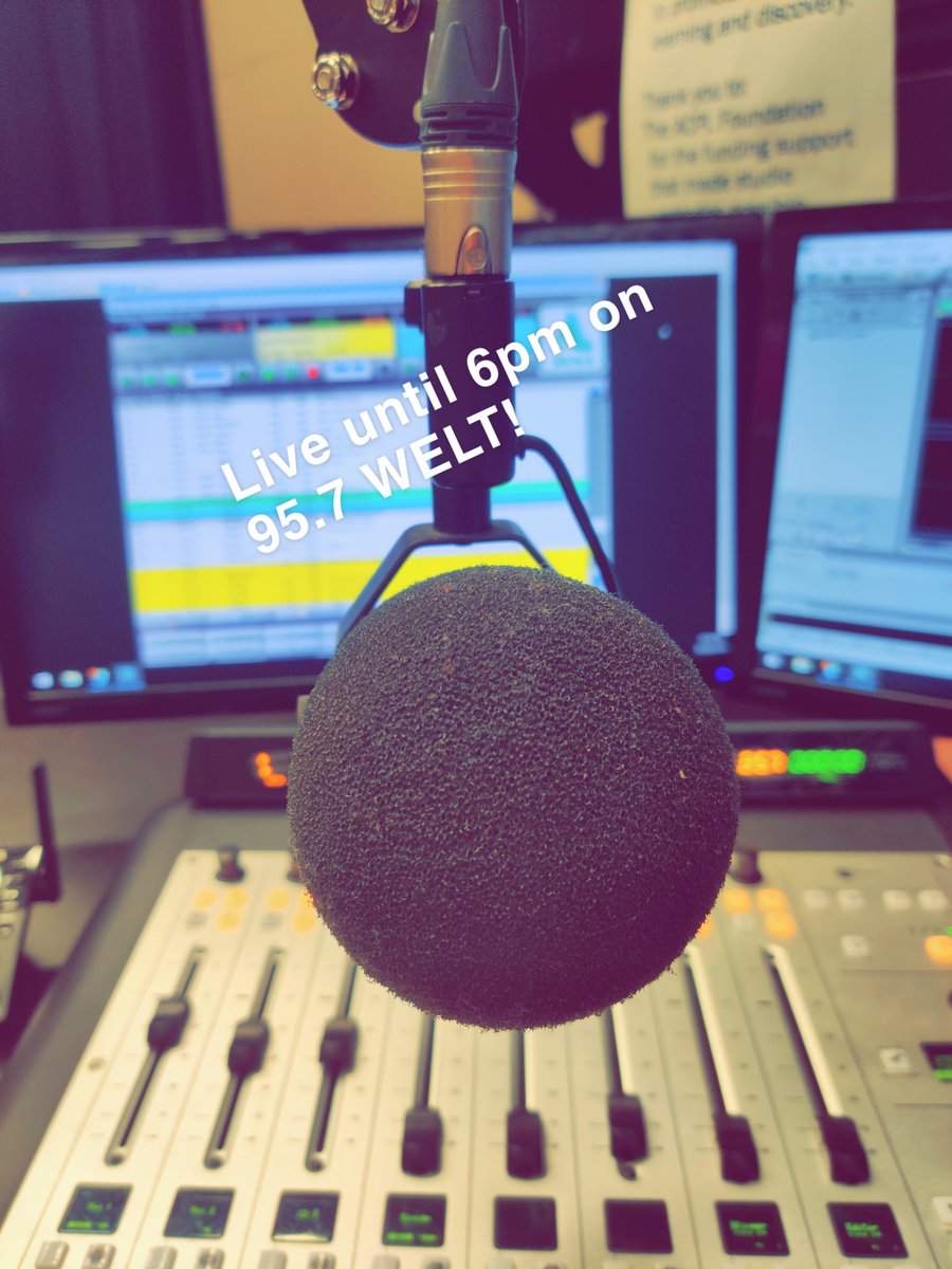 AJOnRadio's tweet photo. Doing that weekly radio thang on @WELT_957 ! https://t.co/Oz4LCv0IKT