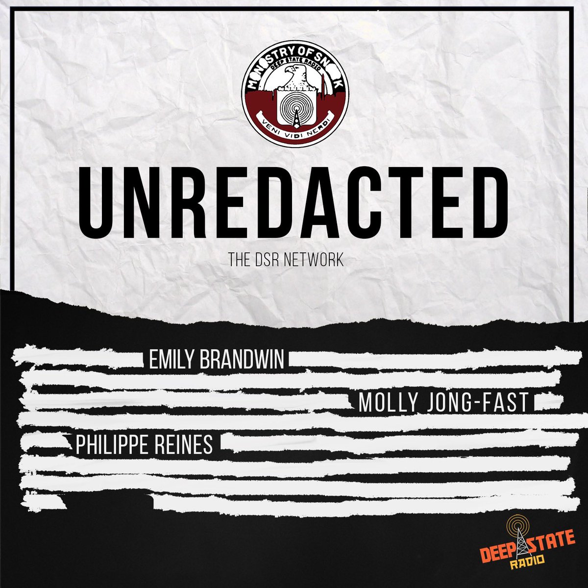 UnredactedDSR's tweet photo. We’re Back!

After a summer hiatus @UnredactedDSR has a great guest lineup..

@joshscampbell on his book “Crossfire Hurricane”

@harrisonjaime on how he’s gonna beat LeningradLindsey

@JDScholten taking on Steve King

@laurenduca on EVERYTHING!

Happy #InternationalPodcastDay! https://t.co/aEktIqGige