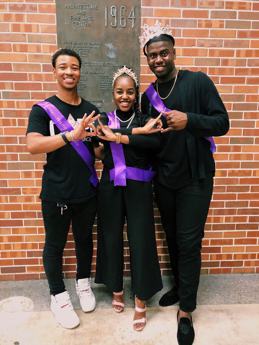 UFNPHC1993's tweet photo. Congratulations to our very own Jay Davis for winning Homecoming Duke, Olla Mohamed for winning Homecoming Queen, and Kinsley Florestal for winning Homecoming Prince within BSU Homecoming Court! 👑 https://t.co/eKcewPXyvM