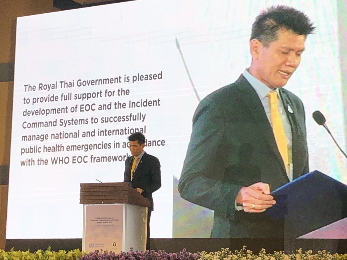disasteraware's tweet image. PDC was proud to collaborate with @WHO @CDCgov @HHSGov at the Emergency Operations Center Network #EOCNET Annual Meeting in Chiang Mai, Thailand  who.int/ihr/eoc_net/en/

pdc.org/pdcs-national-…

@WHOEMRO @WHOWPRO @WHOSEARO @WHOAFRO @pahowho @WHO_Europe @gatesfoundation @doddtra