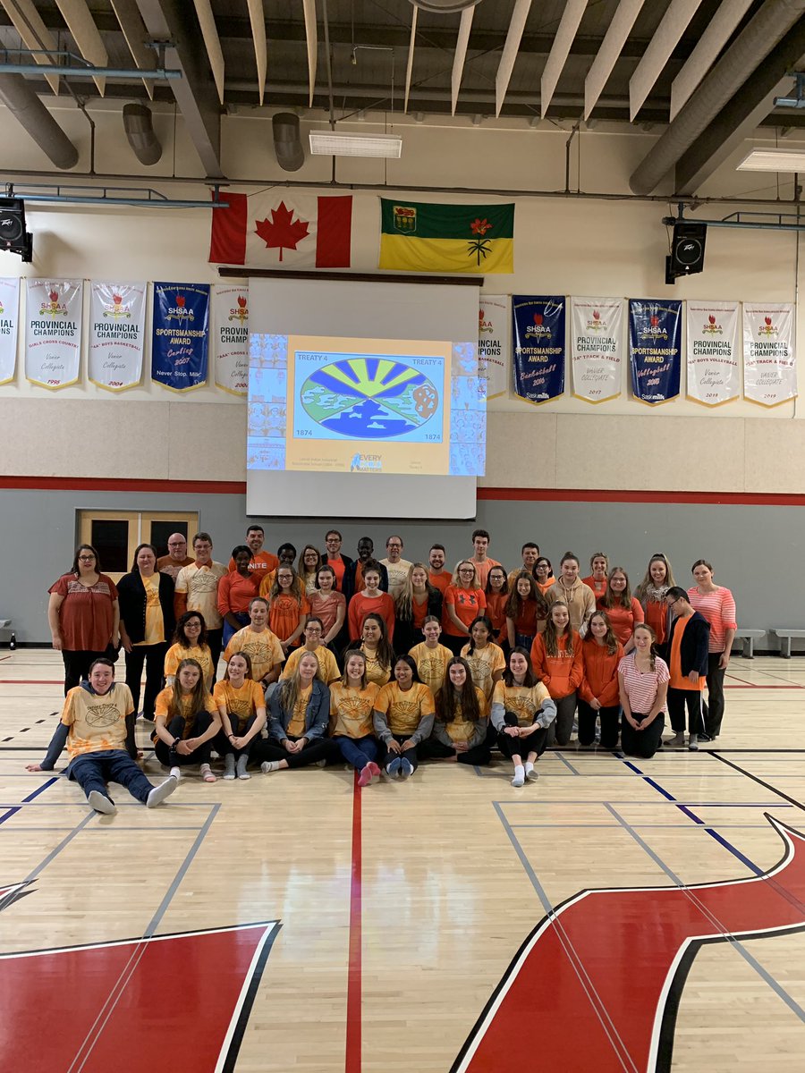 Well done #VanierNation on wearing Orange today! #OrangeShirtDay #EveryChildMatters
