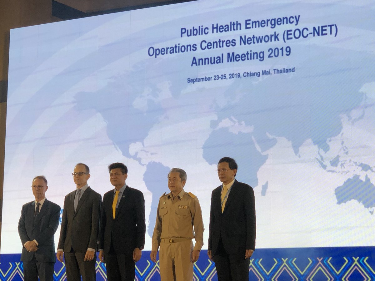 PDC_Global's tweet image. PDC was proud to collaborate with @WHO @CDCgov @HHSGov at the Emergency Operations Center Network #EOCNET Annual Meeting in Chiang Mai, Thailand  who.int/ihr/eoc_net/en/

pdc.org/pdcs-national-…

@WHOEMRO @WHOWPRO @WHOSEARO @WHOAFRO @pahowho @WHO_Europe @gatesfoundation @doddtra