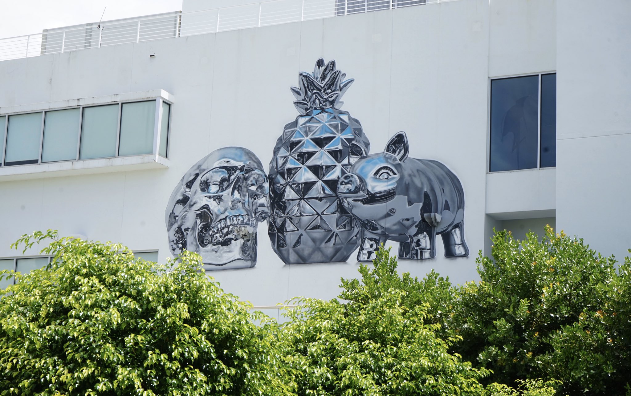 Obra de Bik Ismo en el Museo de arte de Ponce, para Ponce es Ley