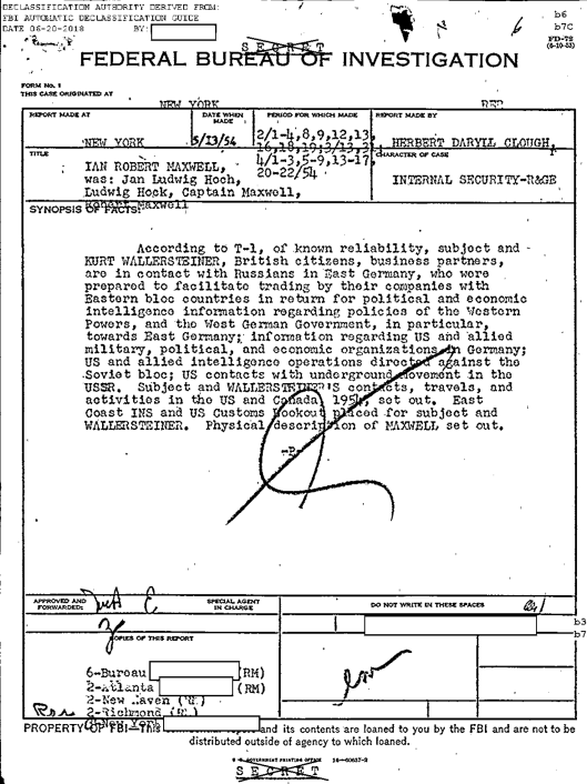 On the same day (1/4/18), Anthony Wallersteiner also became director of Street Child and Chair of Trustees. Wally is an old friend of Ghislaine Maxwell; his dad was a business associate of Robert Maxwell. Both were the subject of an FBI search warrant. https://twitter.com/ciabaudo/status/1161778343584440321?s=19