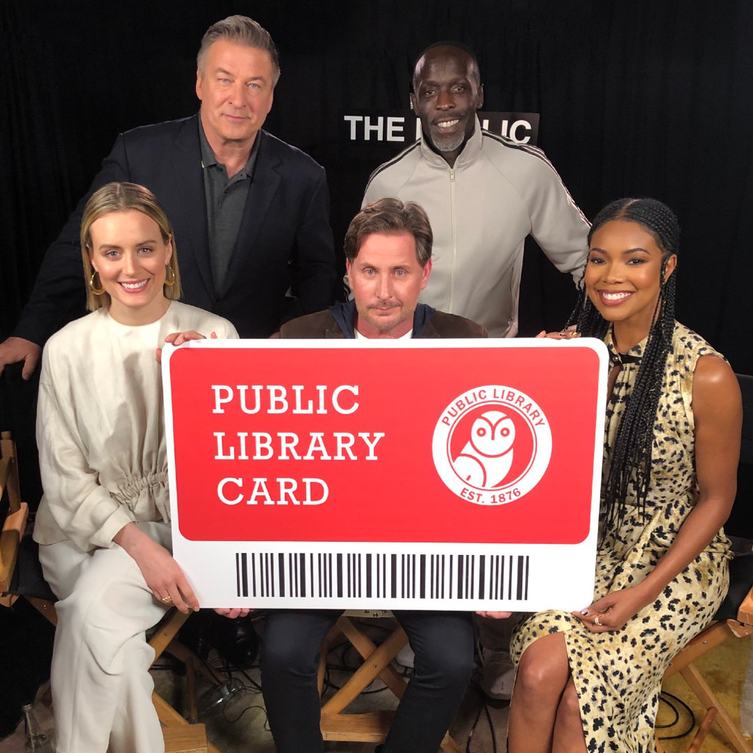 ILoveLibraries's tweet image. It wouldn't be #LibraryCardSignUp Month without a giant library card, so we're closing out the month with one of our favorites. Thanks for supporting libraries, @TaySchilling, @AlecBaldwin, @itsgabrielleu, @BKBMG, and #EmilioEstevez! #GetLibraryCarded