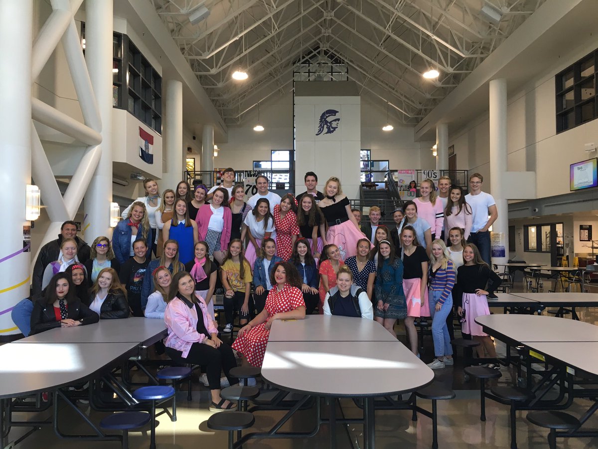 #TBHSdecades 50s/60s spirit day #dancingthroughthedecades