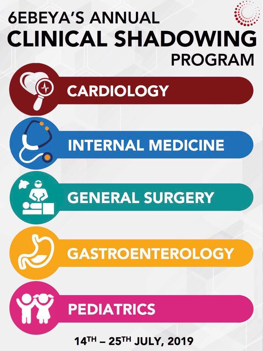 6ebeya1982's tweet photo. ٣- الإعلان عن فرص التدريب الإكلينيكي "Clinical Shadowing" خلال عطلة الصيف التي تتيح للطالب تقوية ال CV.
#ClinicalShadowing 📝 

٤- إقامة اللقاء التنويري السنوي للطلبة المستجدين في كلية الطب.
#6ebeyaFor2019 ✨ https://t.co/bJagQqIktI