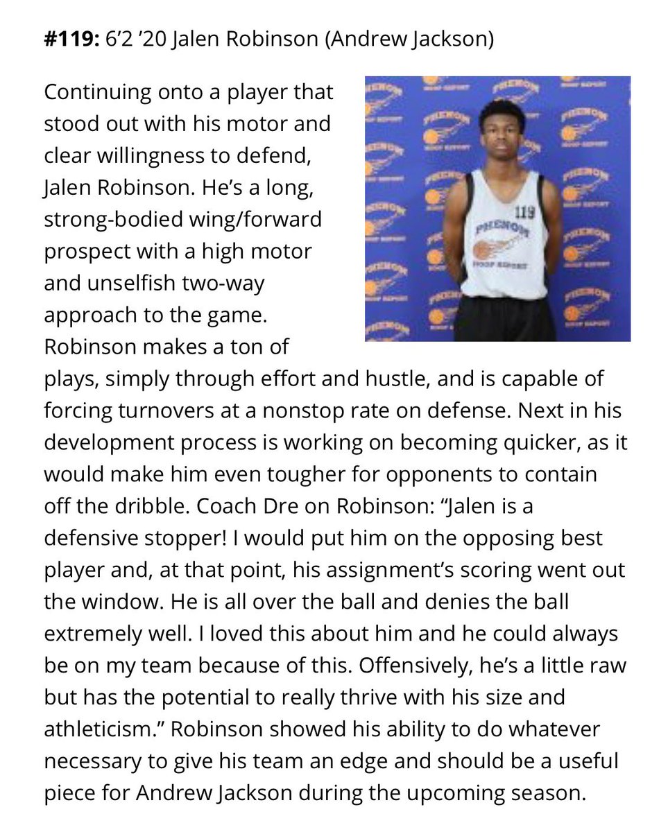 Ja1enRobinson's tweet photo. Thanks to @Coach_Rick57 @JeffreyBendel_ @Phenom_Hoops and Coach Dre for another great camp! https://t.co/afi309YsKA