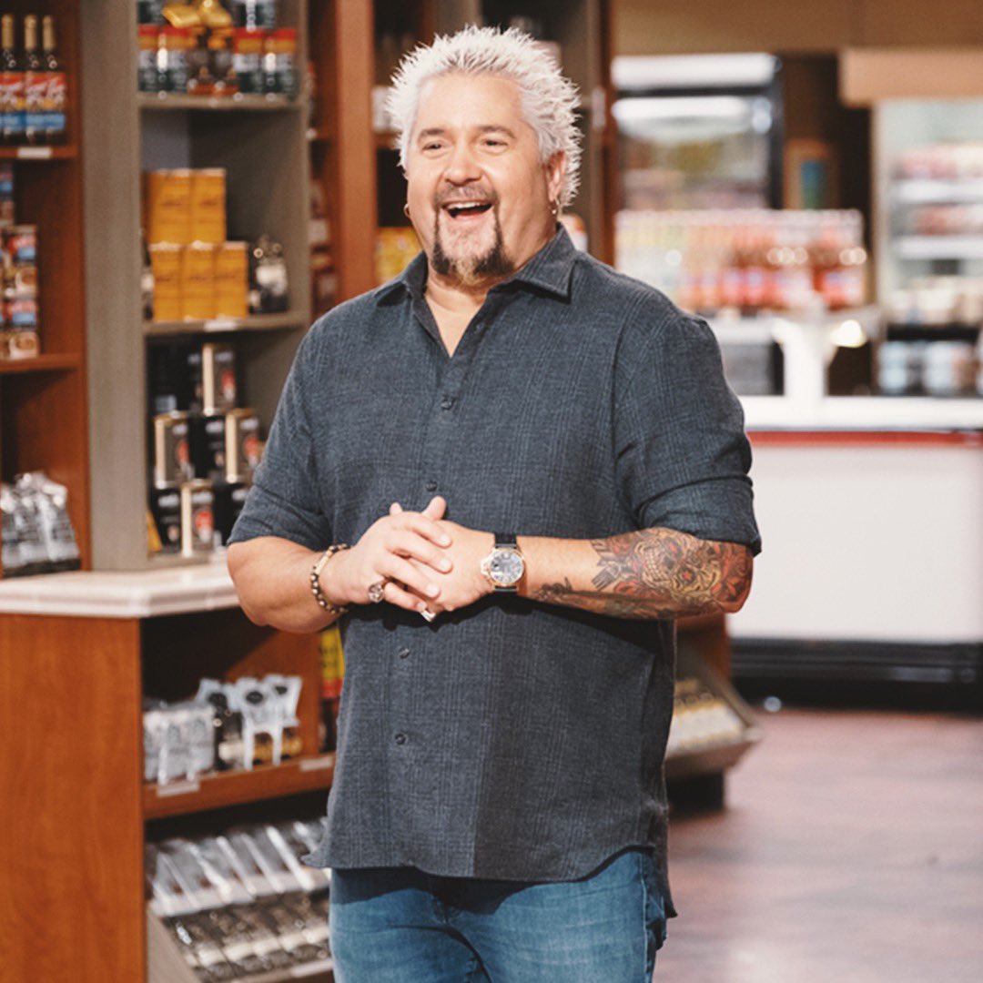 GuyFieri's tweet photo. #TFW you’re in line at a coffee shop and realize it’s officially Pumpkin Spice season. 🎃☕️ https://t.co/2xaEohgPzi