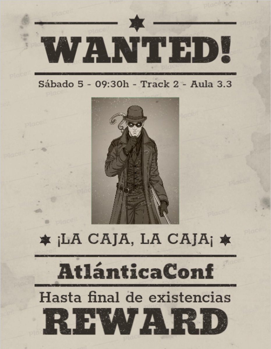¡Nos vemos en la <a href="/atlanticaConf/">bsky: @atlanticaconf.com</a> ! ¡No te la puedes perder! #AtlanticaConf