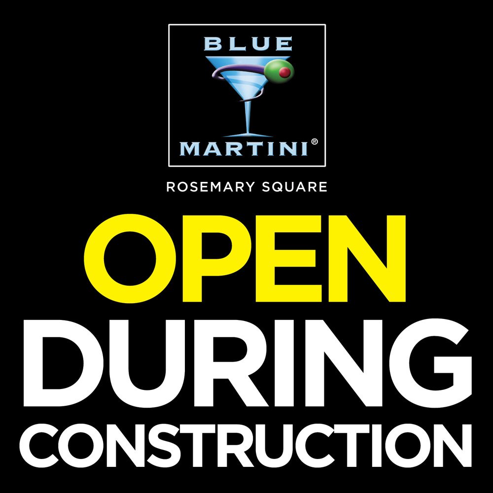 BlueMartiniWPB1's tweet photo. Pardon our dust, Blue Martini West Palm Beach at Rosemary Square is 𝐎𝐏𝐄𝐍 during construction.
#BlueMartini #RosemarySquare #WestPalmBeach https://t.co/LoxvXWYyKf