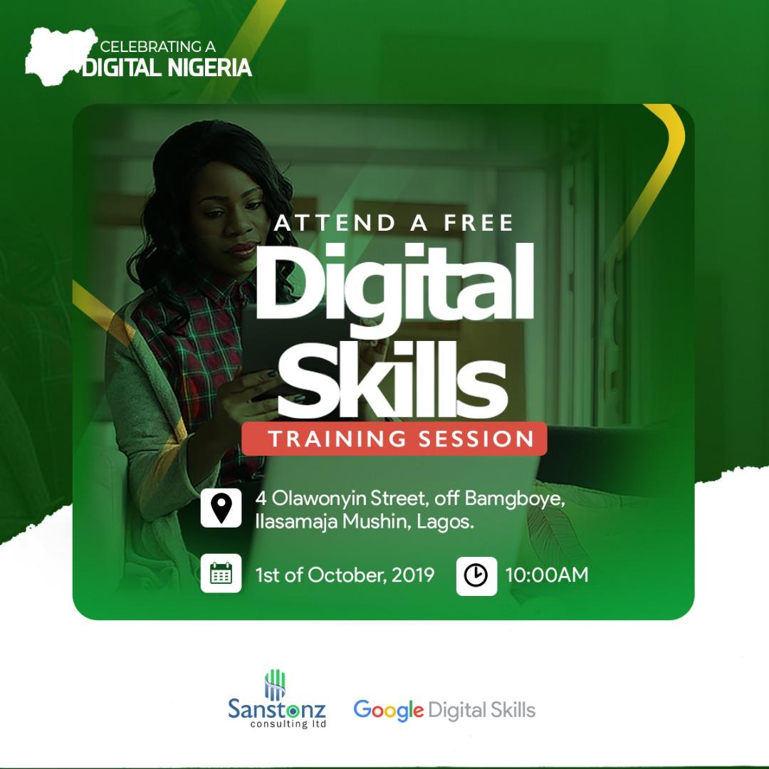 NaijaPasito|Legit Agbero (@naijapasito) on Twitter photo Celebrate a digital Nigeria by attending tomorrow 'DIGITAL SKILL TRAINING SESSION' for free!!!
Powered by <a href="/googleafrica/">Google in Africa</a>
@DigitalSkillsAF
#ThinkSantoz
#DigitalSkillsAfrica Celebrate a digital Nigeria by attending tomorrow 'DIGITAL SKILL TRAINING SESSION' for free!!!
Powered by <a href="/googleafrica/">Google in Africa</a>
@DigitalSkillsAF
#ThinkSantoz
#DigitalSkillsAfrica