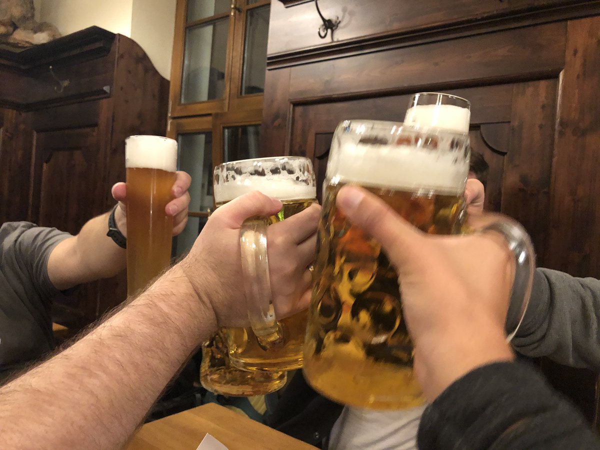 Alex_Witkowski's tweet image. Lรคuft NPM install noch???
Egal wir trinken erstmal ein ๐บ
#CommunityRocks #AngularMeetup #DotNETUserGroup