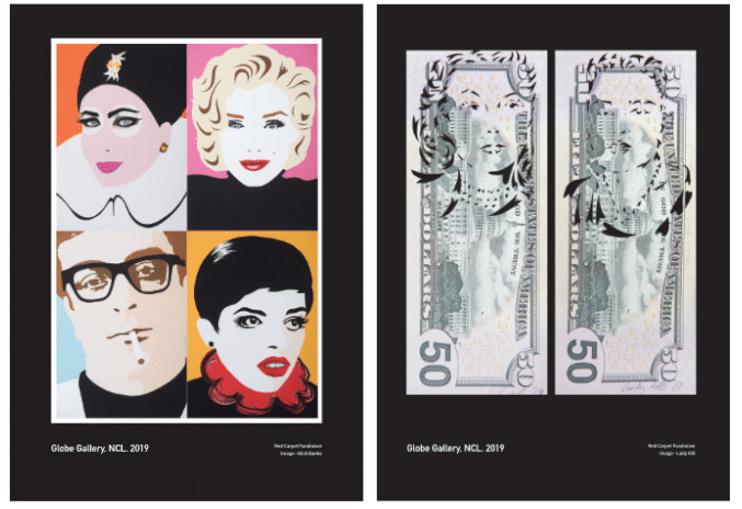 Thanks to everyone who joined us this weekend for the launch of our fundraising exhibition by Nick Banks and Lady Kitt. We have some limited edition posters and postcards featuring both artists as part of our crowdfunder. crowdfunder.co.uk/globe-gallery