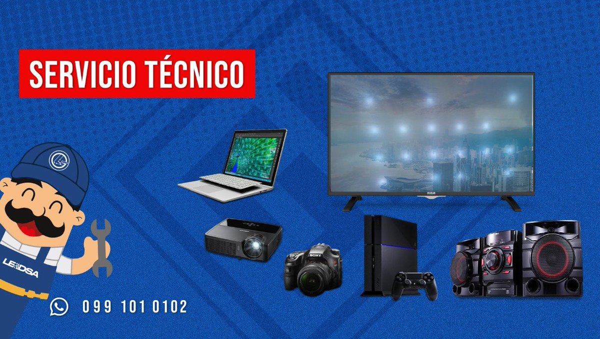 ledsaec's tweet image. #ATENCIÓN ¿Su 💻 está lenta? ¿Su 📺 tiene puntos blancos? ¿La 🎮 de su #PlayStation4 está fallando?

¿Pero ningún técnico te da confianza? 🤷‍♂️

Ven a LEDSA 🔎Expertos en reparaciones🔧 

Un #ServicioTécnico monumental #ProhibidoOlvidar 

#WhatsApp 0991010102

#Guayaquil #Ecuador