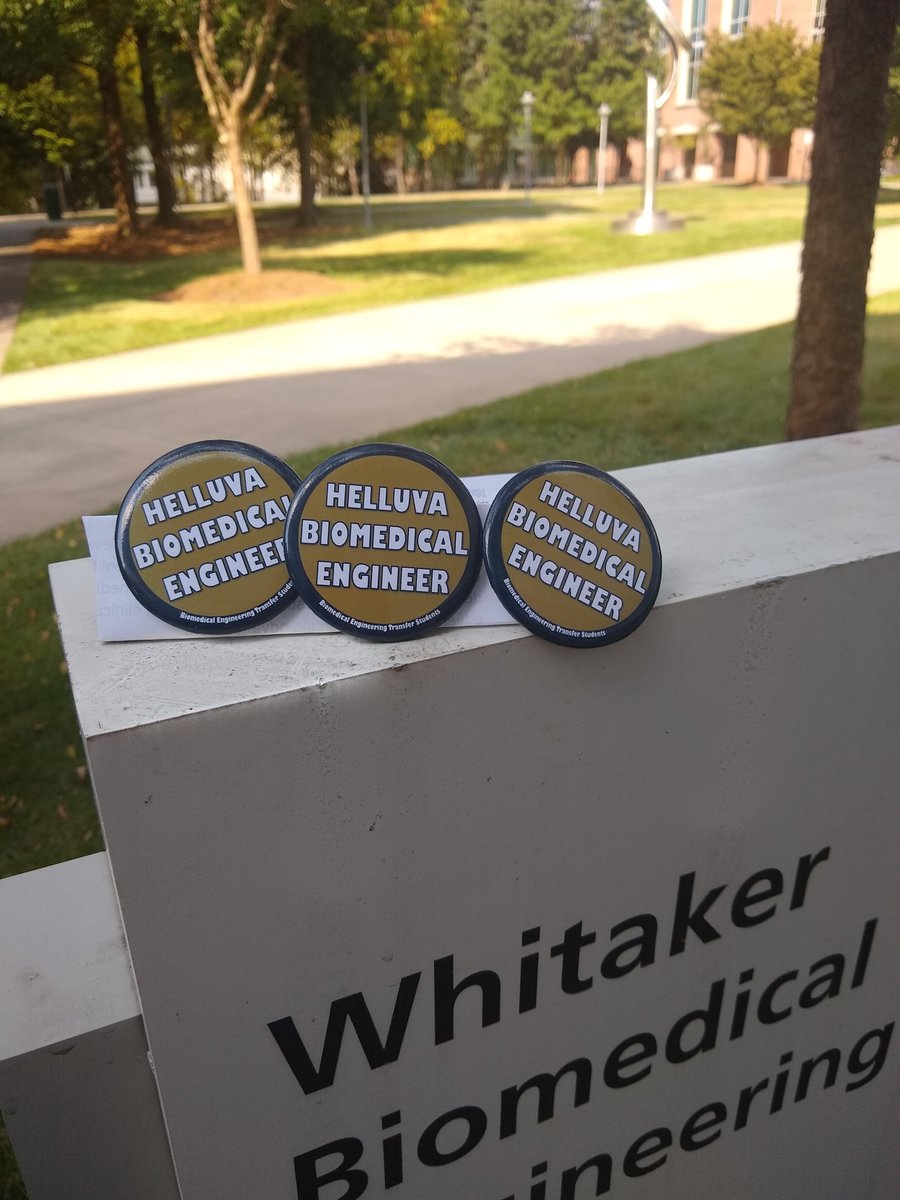corinna_ew's tweet photo. If you want one of these really cool buttons (plus free t-shirt, food, popcorn, games, stickers, and more!), come to BME Community Day this Friday from 2-6 at the Biotech Quad! 🐝 @GeorgiaTech @BME_GT_Emory @BMEHealthReach https://t.co/2nuDuDQhDH