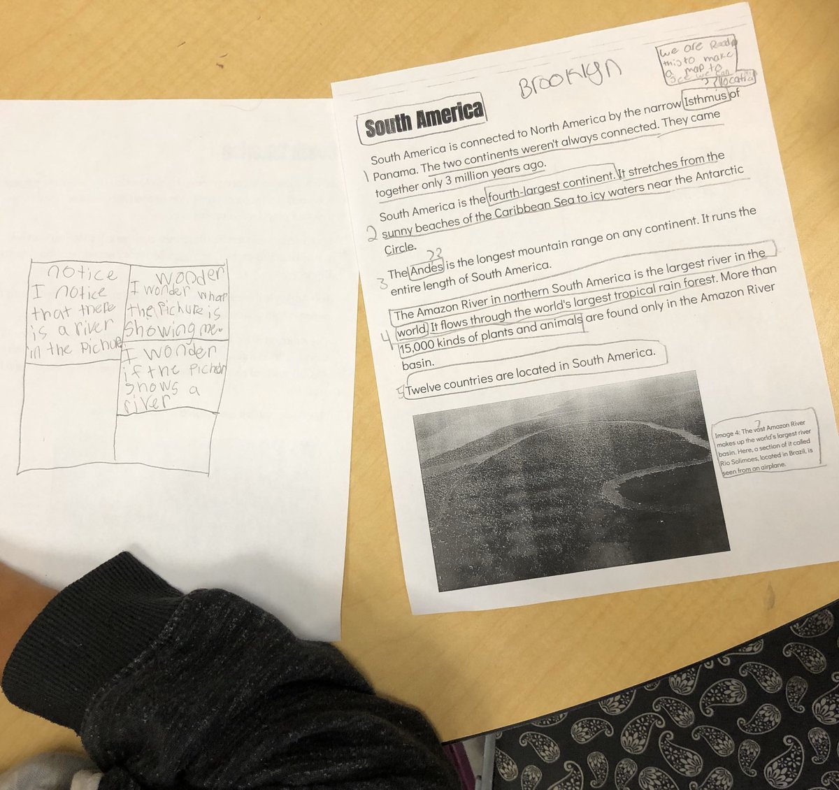 jestaylor_fifth's tweet photo. Students previewed the text and developed their purpose for reading today in small groups! So proud of how far they have come with marking up the text with relevant info! #wcpsreads #proudteacher @trammjer https://t.co/X0SZd7zT7x