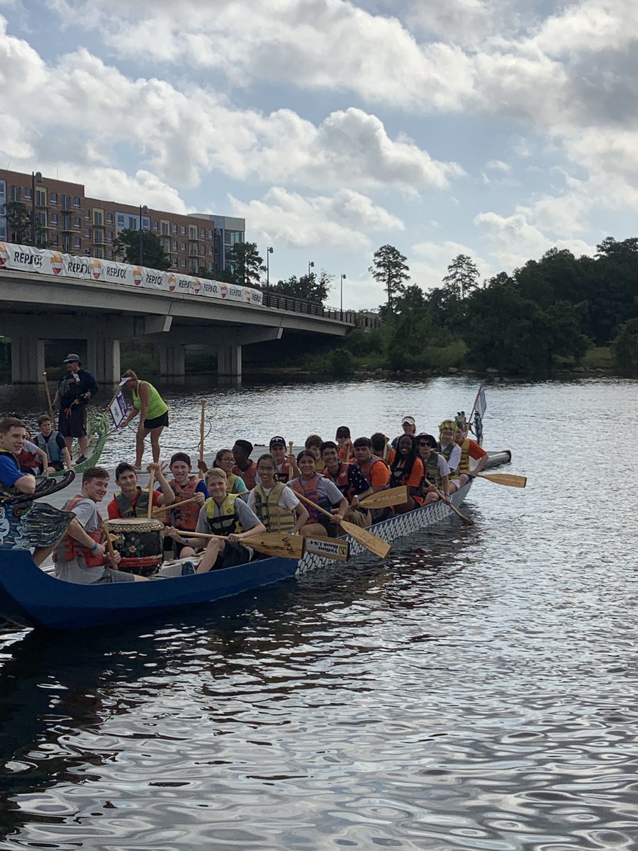 InteractGohs's tweet photo. GOHS Interact this Sunday at #YMCADragonBoat #RowingforaCAUSE #GOHSinteract #Conroeisd #TheWoodlands https://t.co/hg2U3rnQN5