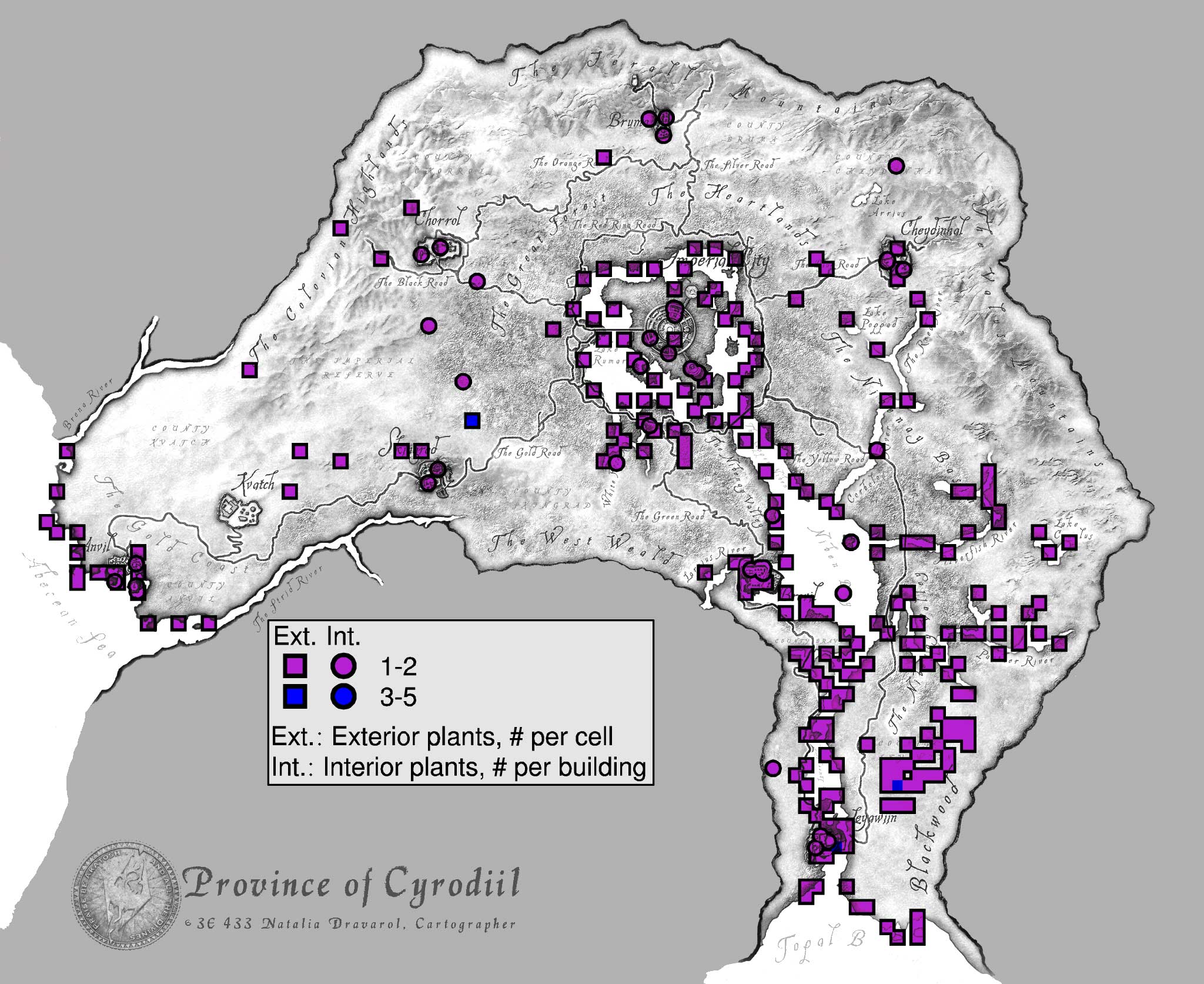 Crimson Nirnroot Locations Map Uesp On Twitter: "Pictured: A Map Of Nirnroot Locations. Most Could Be  Found Just By Walking Around The Coastline. Https://T.co/Eoitbewn7J" /  Twitter