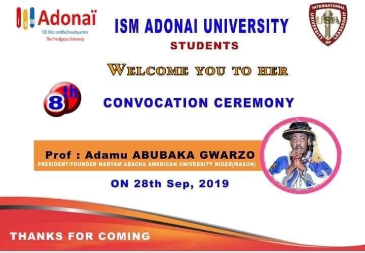 Congratulations on your Graduation 👇🏼

With much gratitude to Almighty God for yet another opportunity to see this day and be able to send out this message to you.