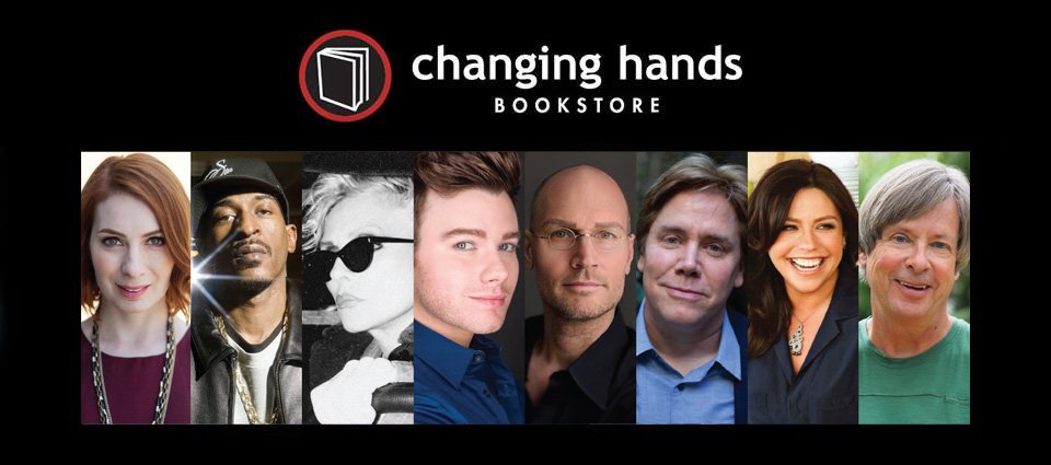 changinghands's tweet photo. Our October calendar is live! Author events with @feliciaday, Rakim, Debbie Harry (@BlondieOfficial), @chriscolfer, @augusten, @StephenChbosky, Food Network superstar @rachaelray, @SeaneCornYoga, Dave Barry (@rayadverb), and many others.

Have a look: https://t.co/rFLA8Km614 https://t.co/RQOfINr4MQ