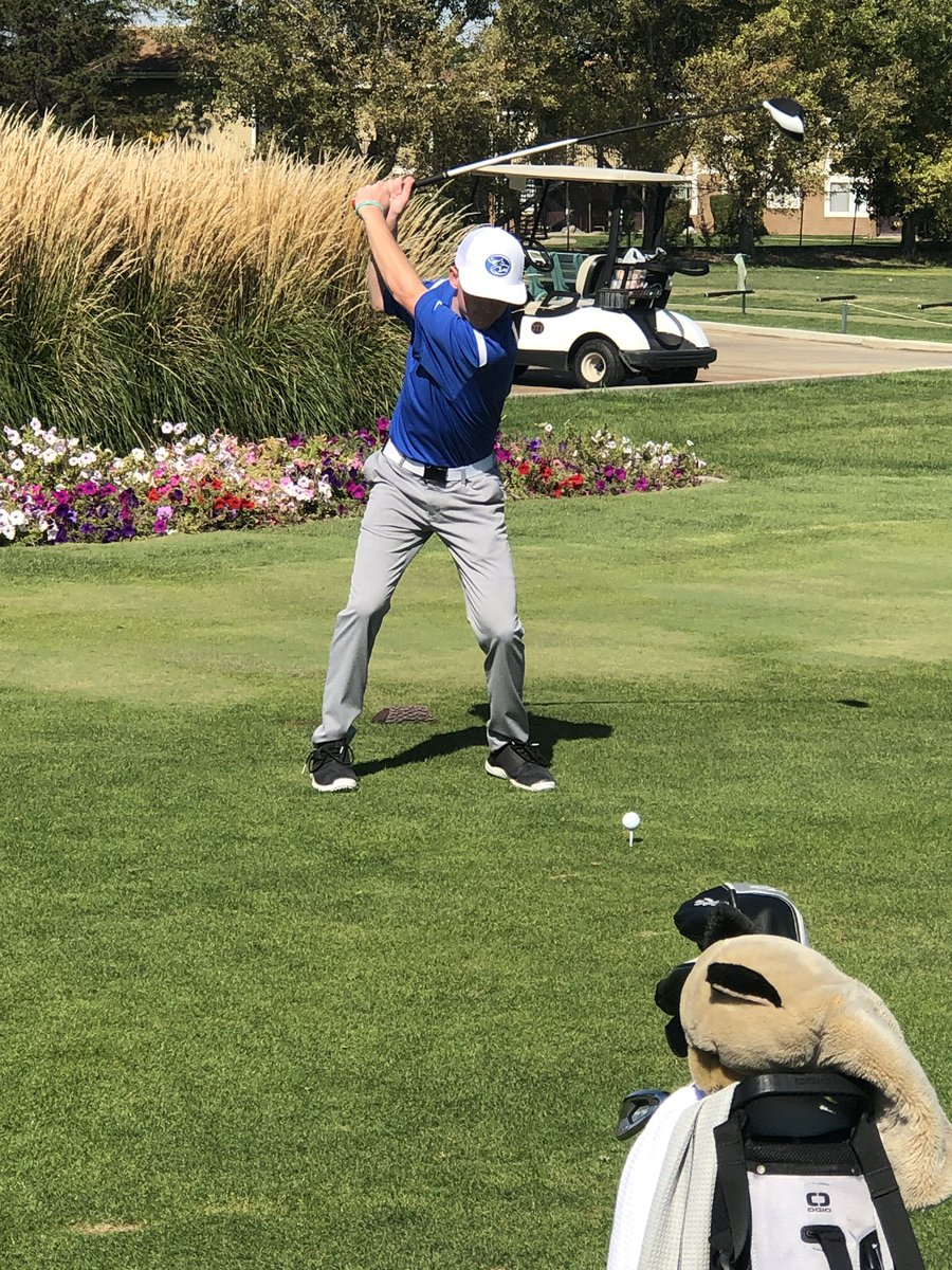 THEfremonthigh's tweet photo. Fremont boys golf makes it to day two!!! Good job Boys!!! #PACK20 https://t.co/FFv2DE9cHO