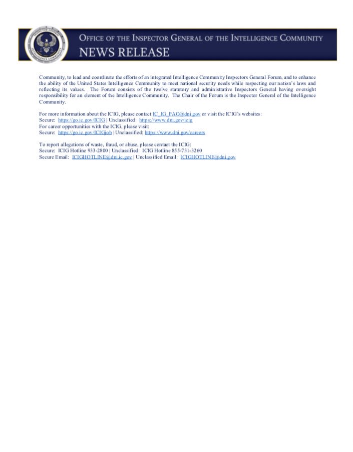 Kyle Griffin On Twitter Office Of The Inspector General Of