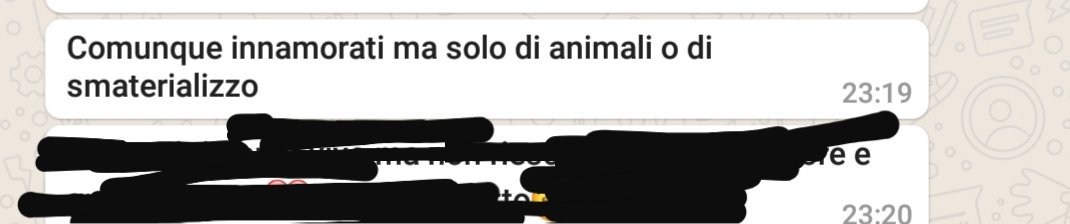 EmiBanko's tweet photo. La minaccia più bella che io abbia mai ricevuto 😅💕 https://t.co/0YOm9rpAE2