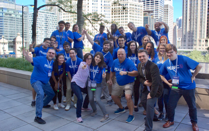 PEARC_Conf's tweet photo. Scientists and technologists know how to have fun! ThatΚ»s what students discovered with the PEARC19 Student Program. Read more here: https://t.co/wTRoxQMzNP
#PEARC19 @SciNode https://t.co/mF8pd2RMos