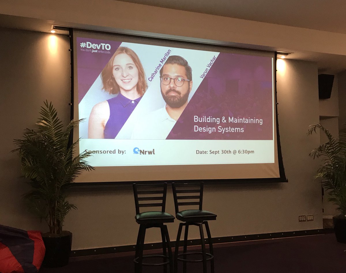 farley_creative's tweet photo. Getting ready to learn the things about the stuff! #DevTo #designsystems @DevTO @Achievers https://t.co/slm0vUipOM