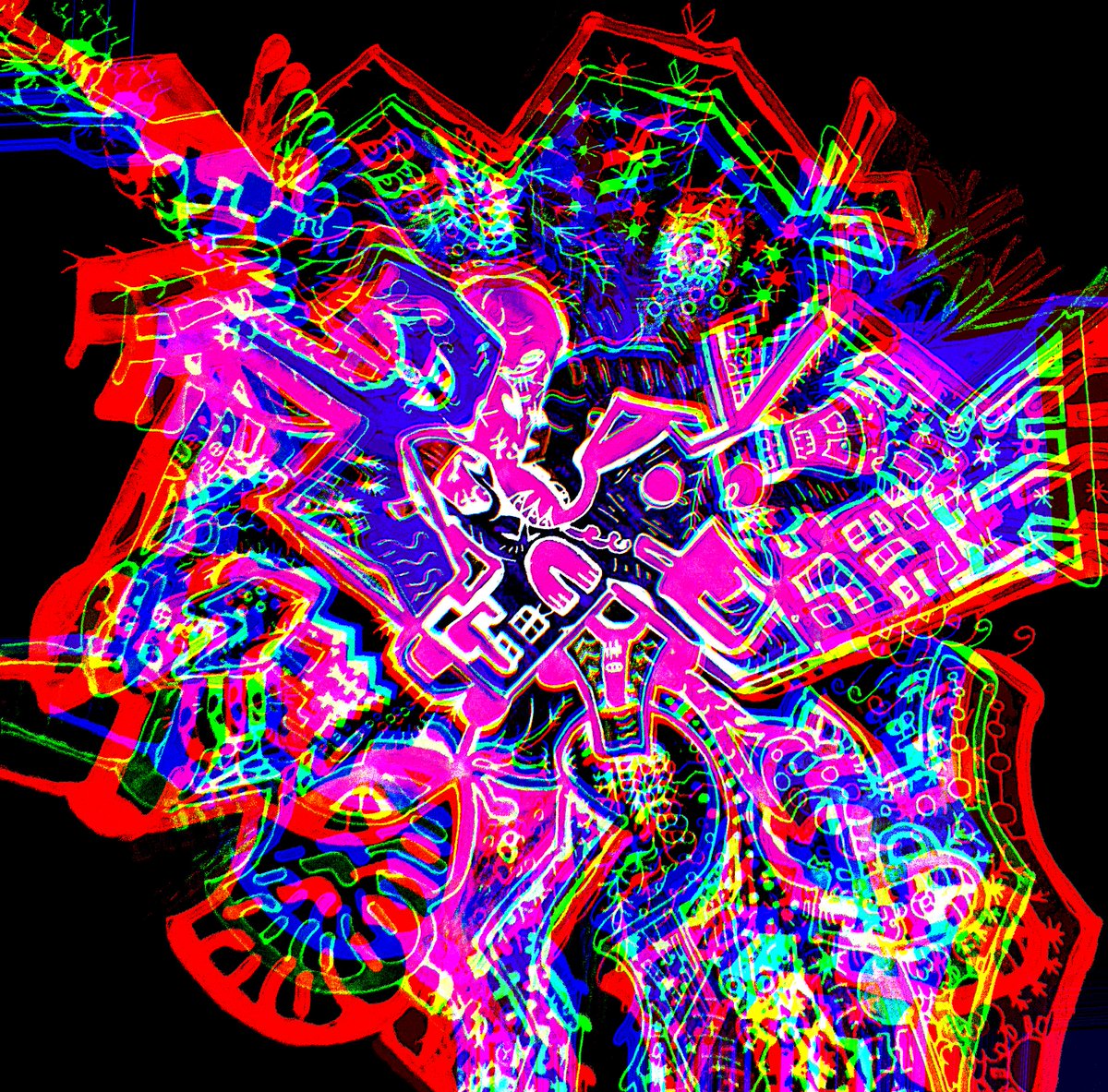 CCtchCreativity's tweet photo. #cantcatchcreativity has something new. #psychedelic art. #abstractart #trippy #surrealism https://t.co/wmPHK6AaQq