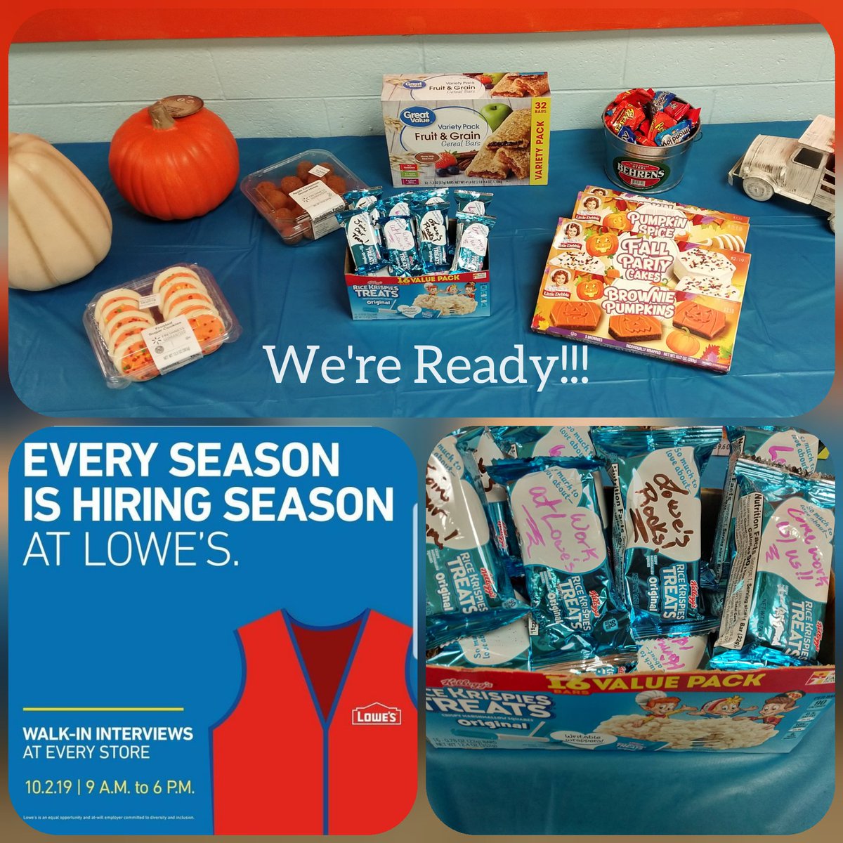 MeganTheLeader's tweet photo. Come join a winning team! We are ready to interview you!! 

Howell MI Lowe's Oct 2nd 9a-6p!!

@dkroll866 @soldrboy1 #HIRINGNOW https://t.co/TfDDCyEL0J