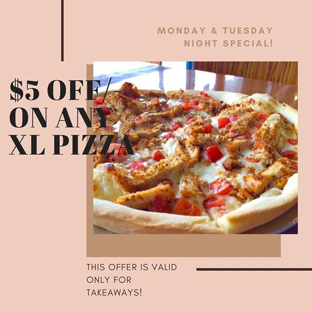 Have a Pizza Party on Monday &amp; Tuesday nights!
$5 OFF on any XL pizza 🍕 only Pizza23okc
This offer is valid only for takeaways. 
#pizzapizzapizza #pizzalovers #pizza23okc #pizzainokc #okc  #salads #beer #drinks #pizza23 #pizzeria 
#pizzatime #pizzamania #pizzas #pizzapizzapizza