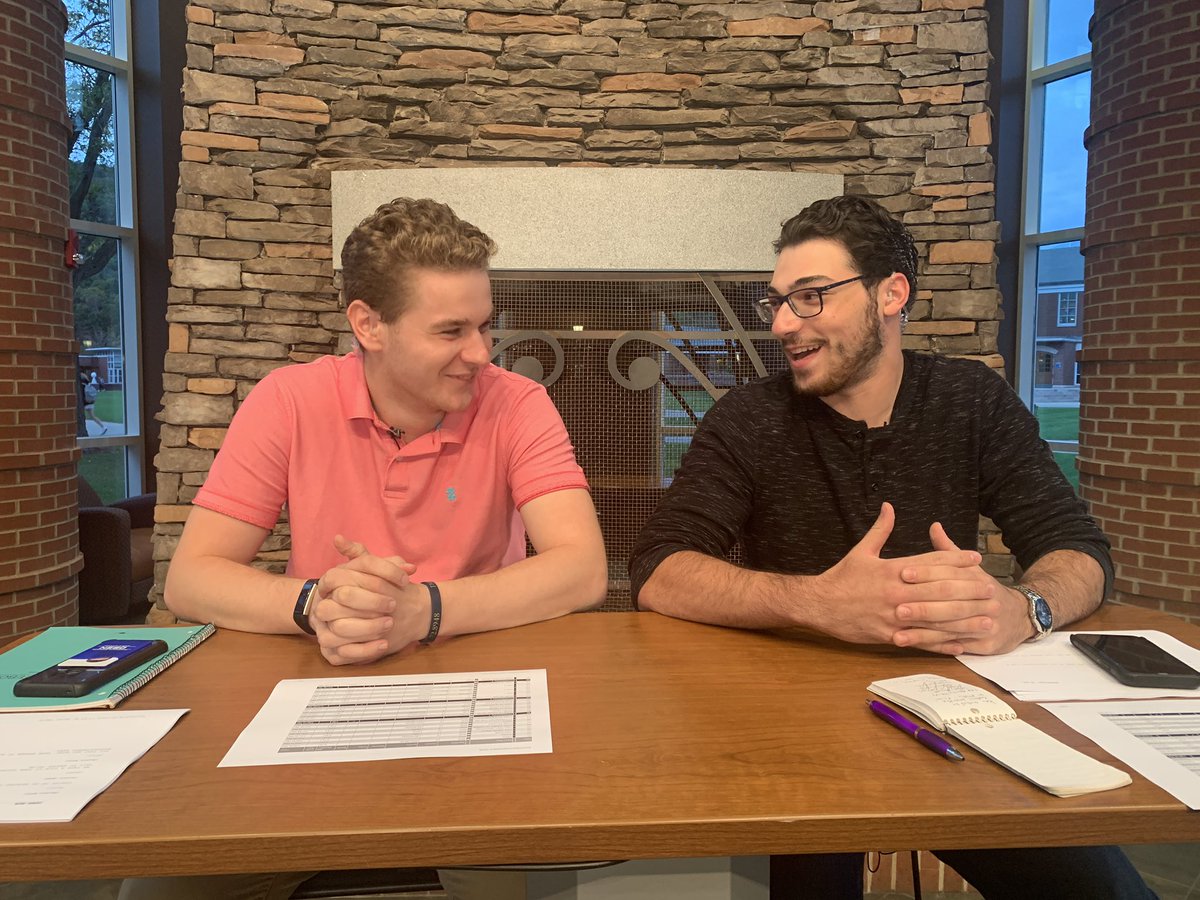 Hosts <a href="/WillFowler5/">Will Fowler</a> and <a href="/Raggio9124/">Sean Raggio</a> are smiling about how well they think #THAT is going to go tonight! Tune in at 7 p.m. to q30tv.com/watch.