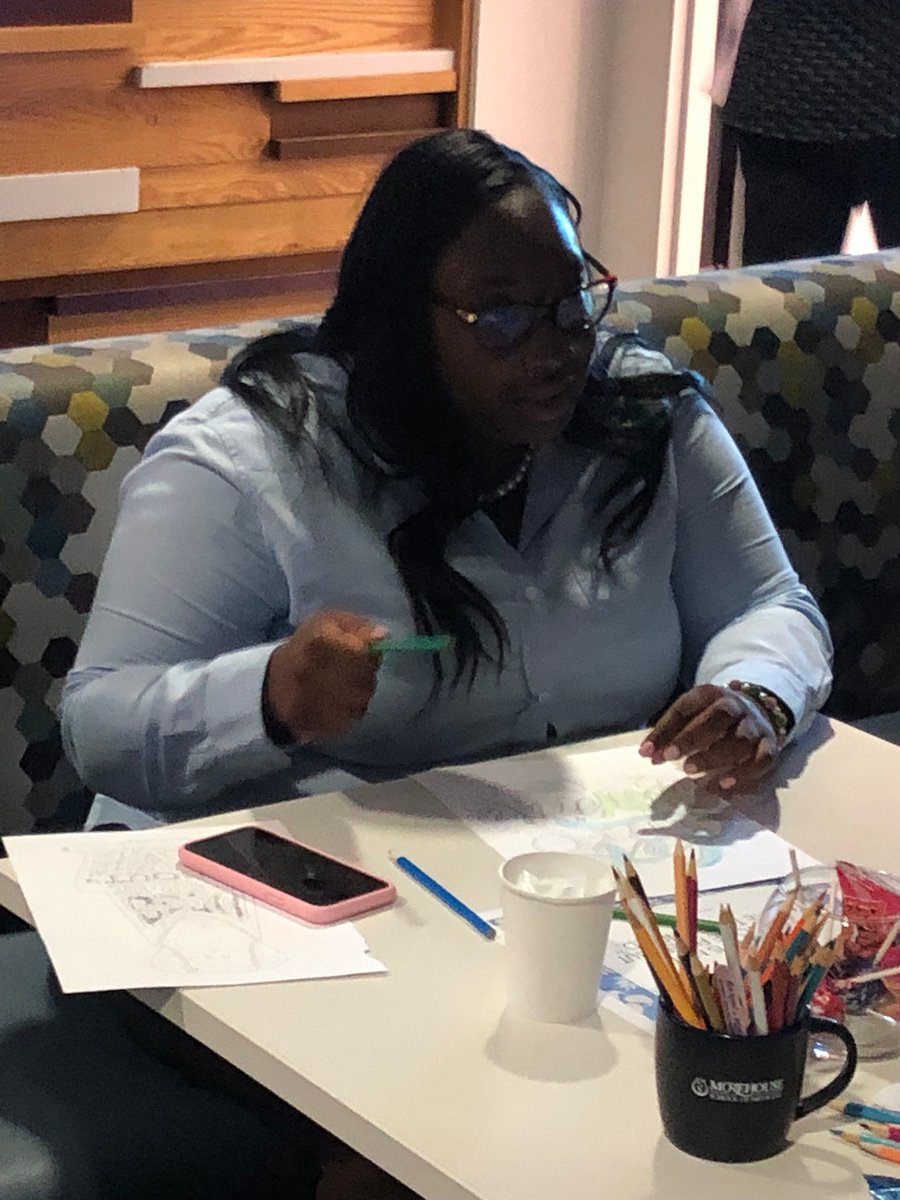 GetFitMSM's tweet image. More action from our R&amp;amp;R Stations at Morehouse SOM #HealthyCampus @MSMedu @MSMPres