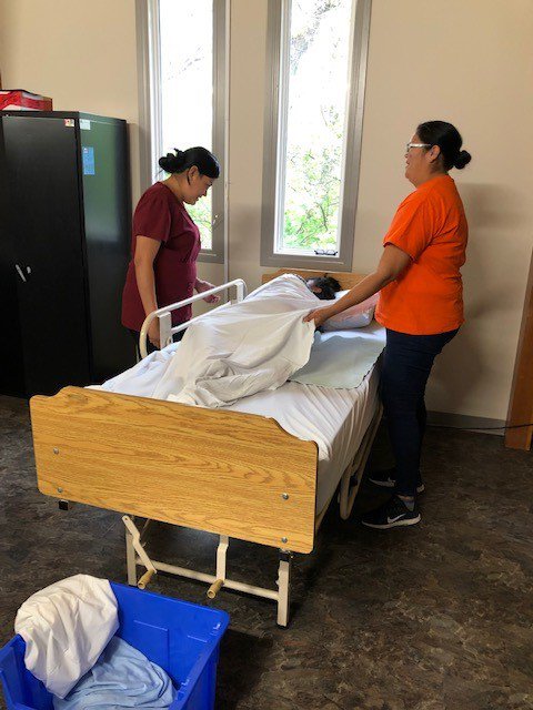CarltonTrail's tweet photo. Demand for #healthcare workers is high ... and our Continuing Care Assistant program in Punnichy is giving students the knowledge and hands-on skills needed to connect to future opportunities. #FutureCCAs #AchieveAtCTC @SaskPolytech @SKStudents https://t.co/TFYgsbYH6C