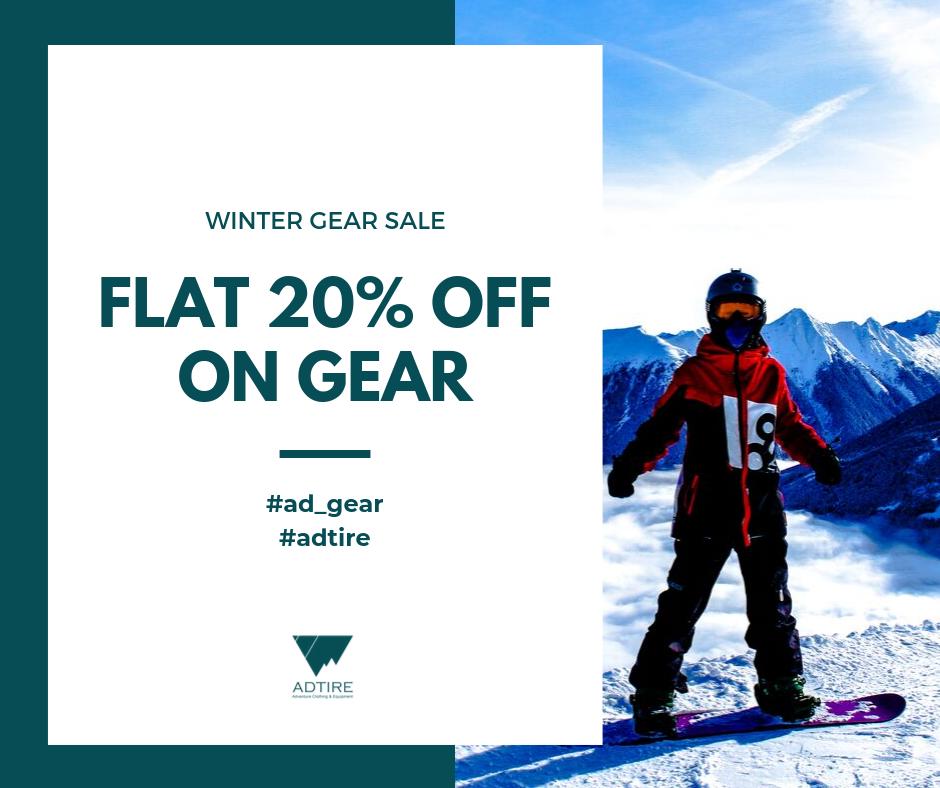 AdtireIndia's tweet photo. #ad_offer 
Winter Clearance Sale is here! Flash 20% off on Adventure gear. Additional 10% off if you like and follow us on Social Media. Offer valid till  20th October, 2019. Get your adventure attire now! Call us for more details: +918149919836
#adtire #clothing #adventures https://t.co/tBgLbvVO3n