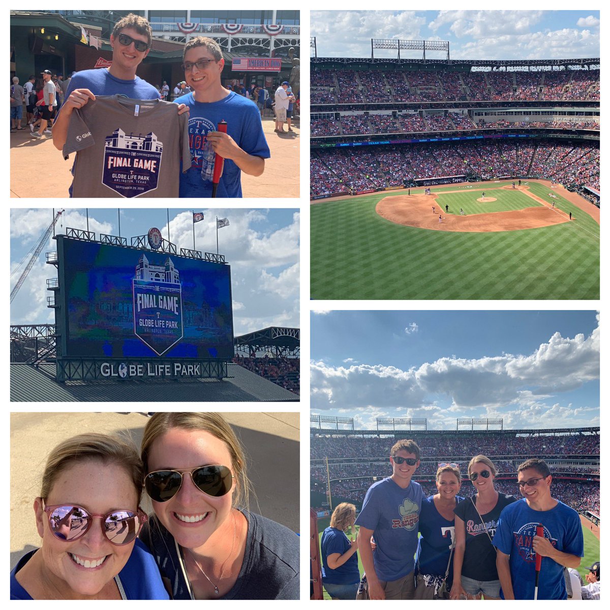 So many great memories over the last 25 years...games with my ALL of my family, World Series with <a href="/Bulie_Julie/">Julie Madeleine</a> &amp; the final game! #FarewellGLP #TexasRangers  ❤️💙