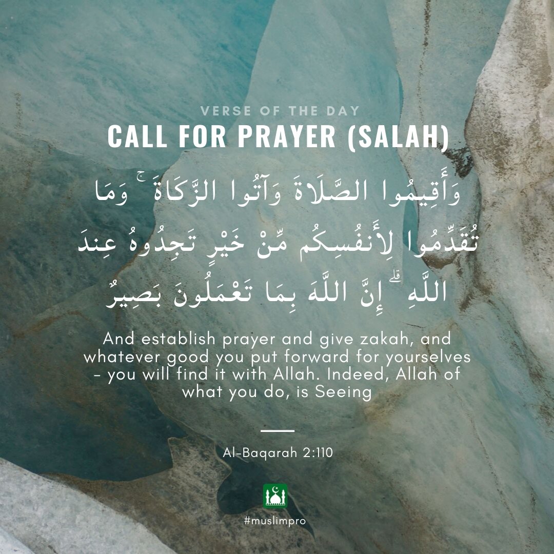 ? Quote from the Holy Quran, Al-Baqarah 2:110 ,https://t.co 