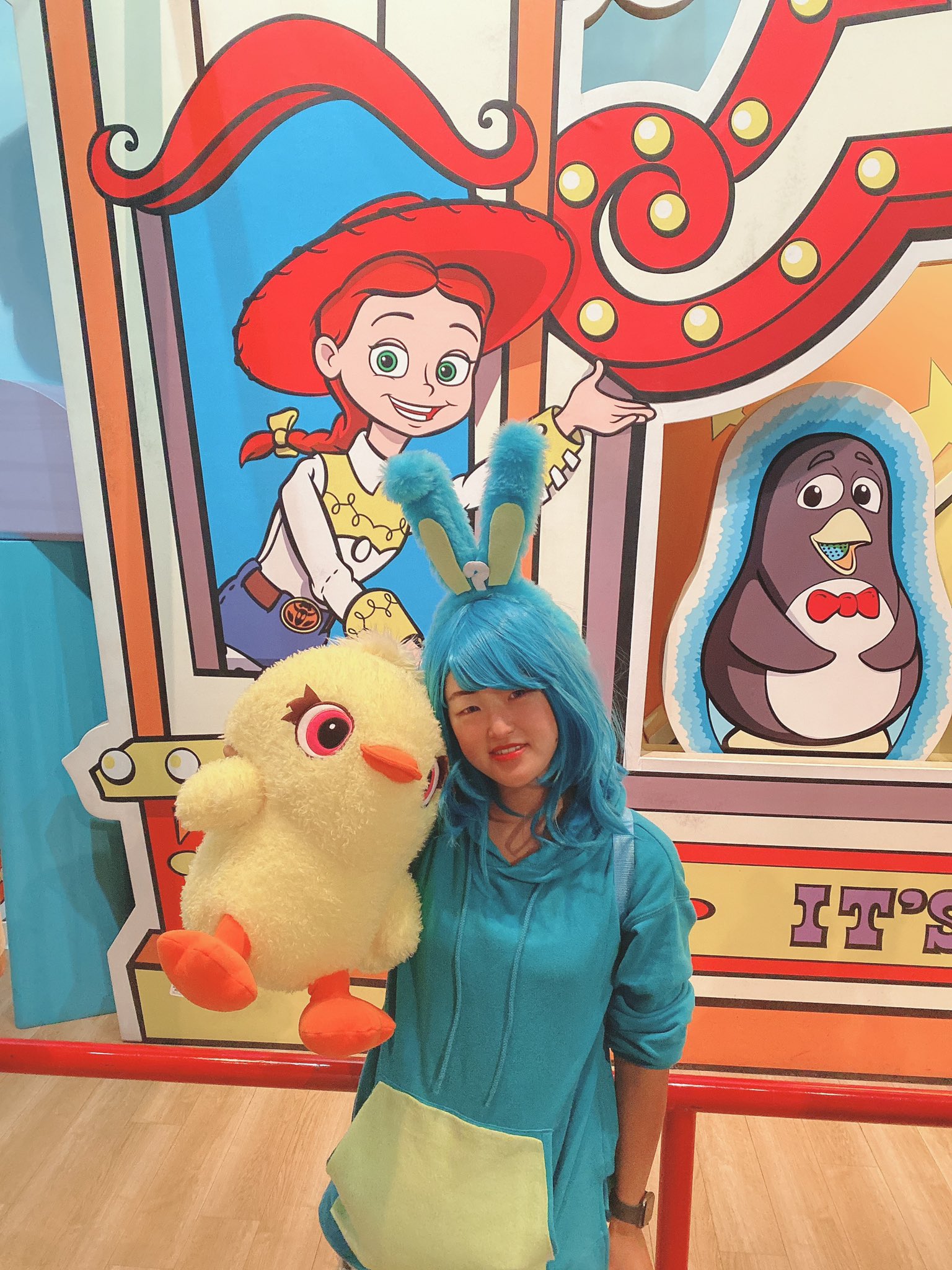 ダッキー＆バニー トイストーリー コスプレ ハンドメイド