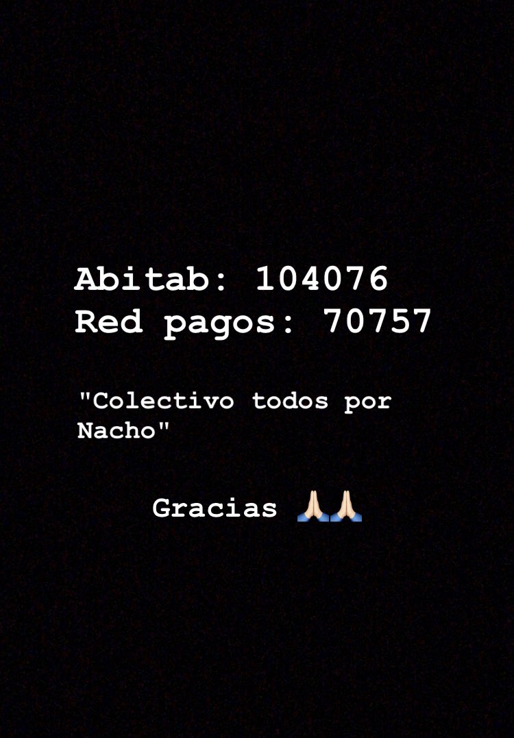 martin_colo22's tweet photo. Ayuda‼️El es Nacho Marqués y está sufriendo una enfermedad muy grave como el ELA. Hace muy poco se descubrió un tratamiento con muy buenos resultados. Para realizárselo debera viajar a USA y es un tratamiento muy costoso.
Por eso les pido su ayuda. !Hoy por el mañana por ustedes! https://t.co/Ly0Uy2A7FJ