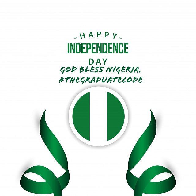 TheGraduateCode's tweet photo. Happy Independence Day Nigeria.

#IndependenceDay
#Nigeria@59
#TheGraduateCode
#2019 https://t.co/tIMHyMkvfg